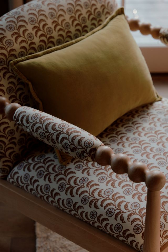 Pippa Leora Block Print Accent Chair #10