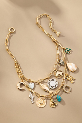 Coastal Cowgirl Charm Necklace  Anthropologie