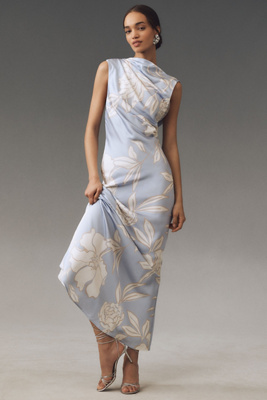 Significant Other Printed Lana Maxi Dress In Blue