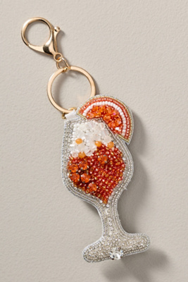 By Anthropologie Libations Beaded Bag Charm