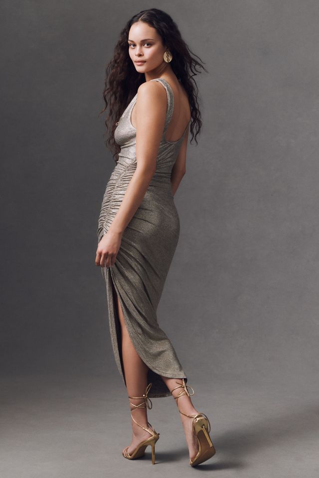 Significant Other Jemima Cowl-Neck Midi Dress #4