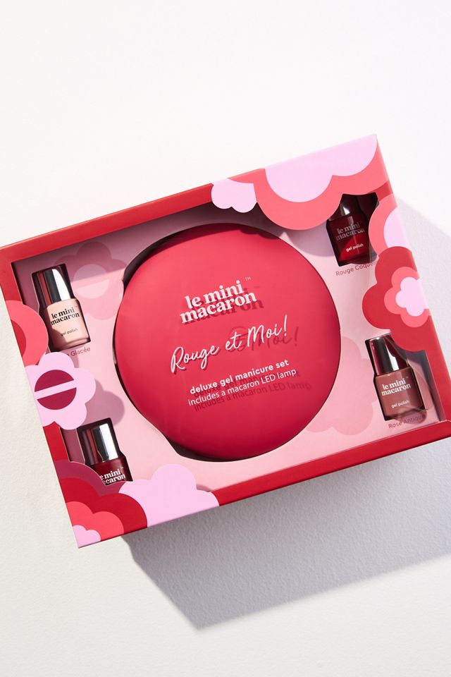 Le Mini Macaron Rouge et Moi! Deluxe Gel Manicure Set #1
