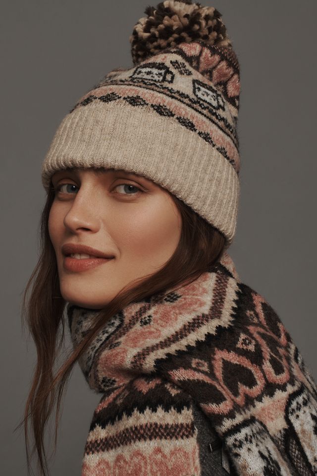 Maeve Fairisle Holiday Libations Icon Beanie #1