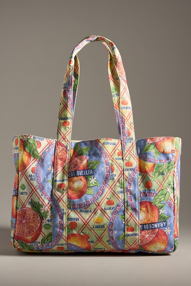Damson Madder Printed Canvas Tote #1