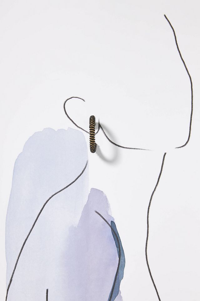 Deepa Gurnani Zareen Hoop Earrings #2