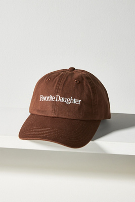 Favorite Daughter Classic Logo Baseball Cap In Brown