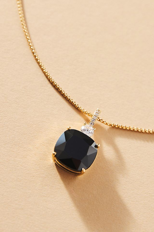 NADRI Macaron Black Pendant Necklace #2