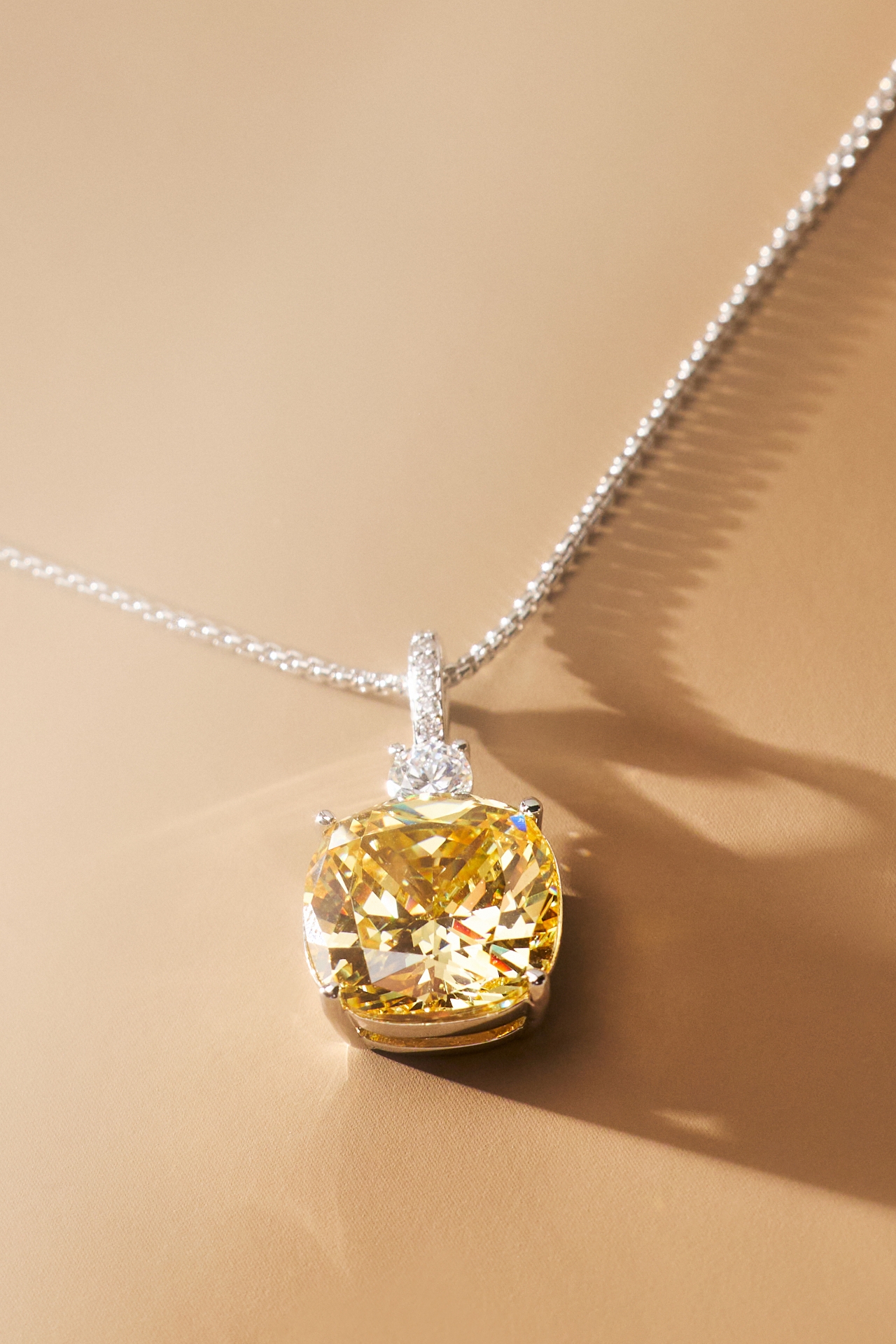 NADRI Macaron Yellow Pendant Necklace