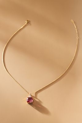 Macaron Pink Pendant Necklace