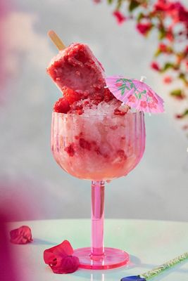 Raquel Scallop Acrylic Wine Glasses, Set of 4