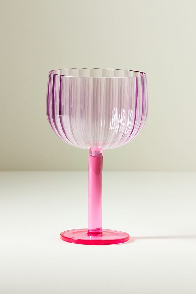 Raquel Scallop Acrylic Wine Glasses, Set of 4 #2
