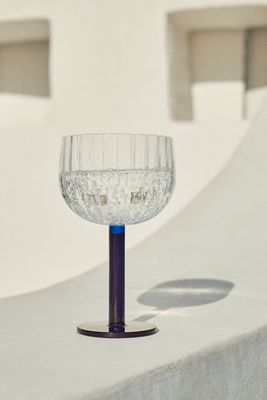 Raquel Scallop Acrylic Wine Glasses, Set of 4