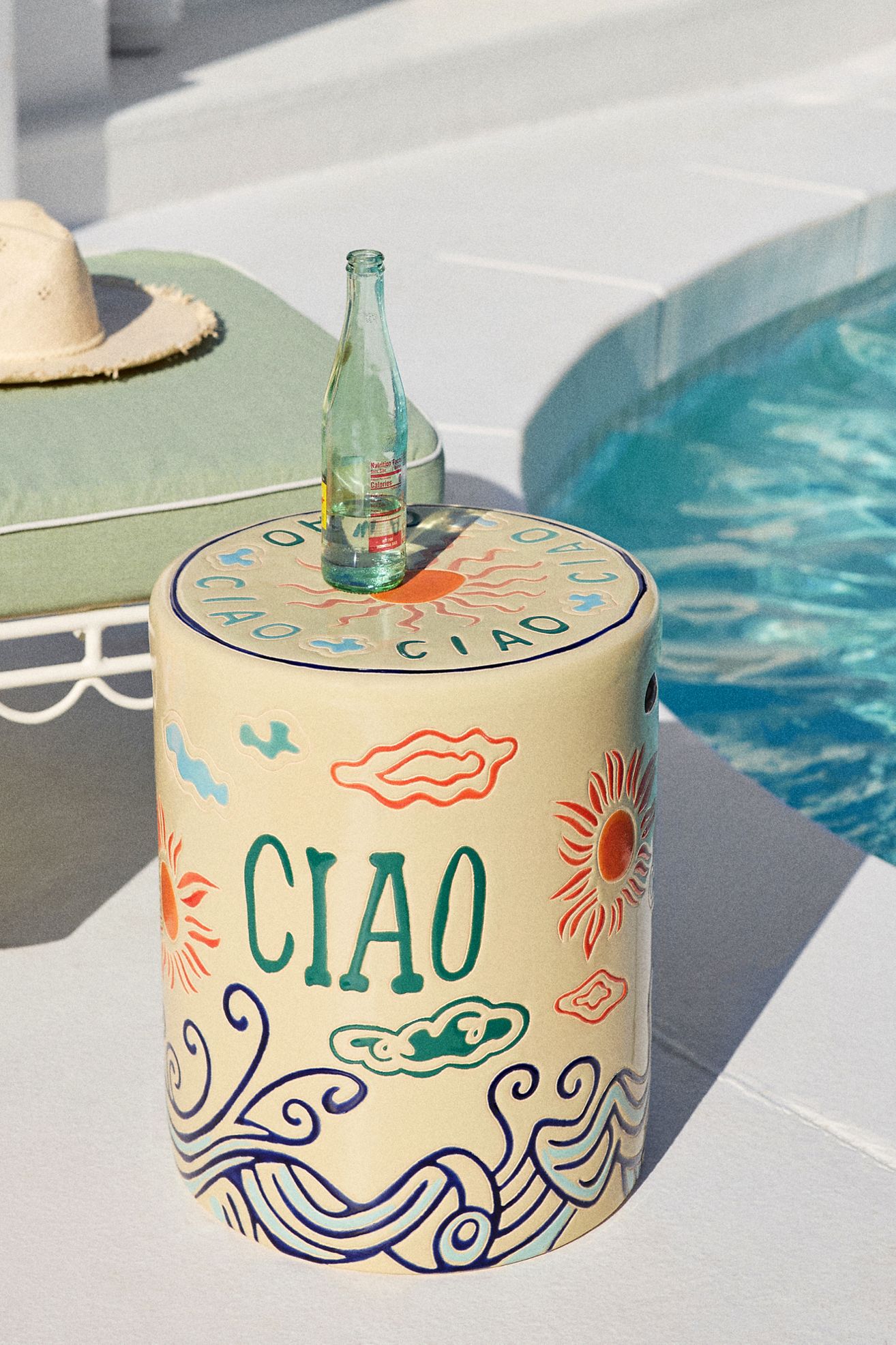 Festa Ceramic Side Table - Ciao, One Size