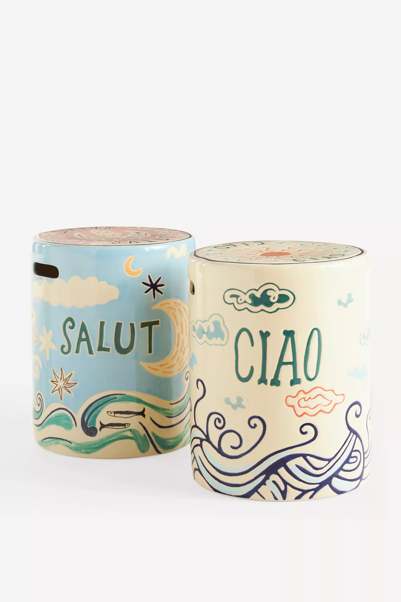 Festa Ceramic Side Table - thumbnail 8