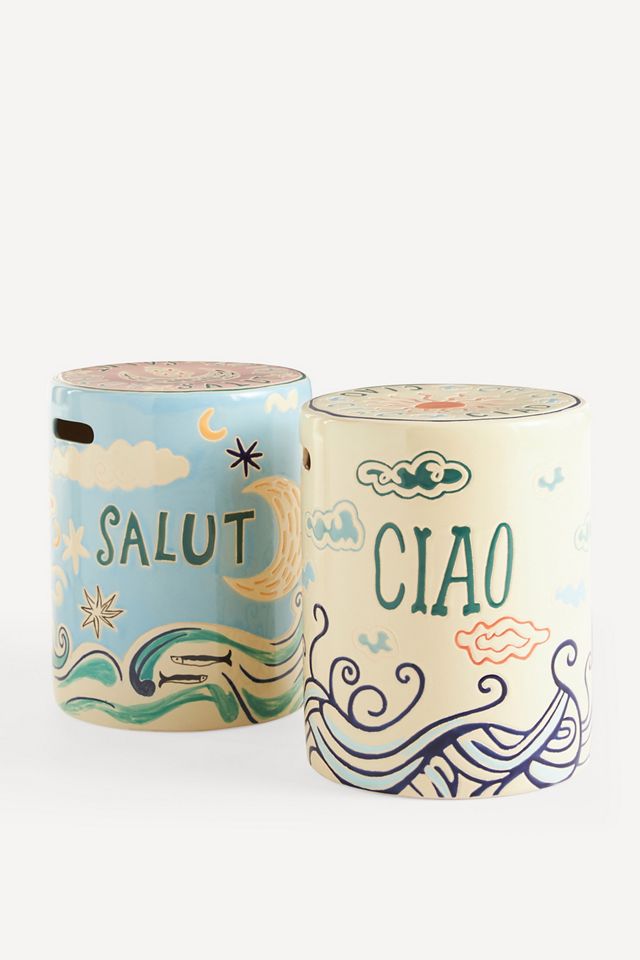Festa Outdoor Ceramic Stool #1