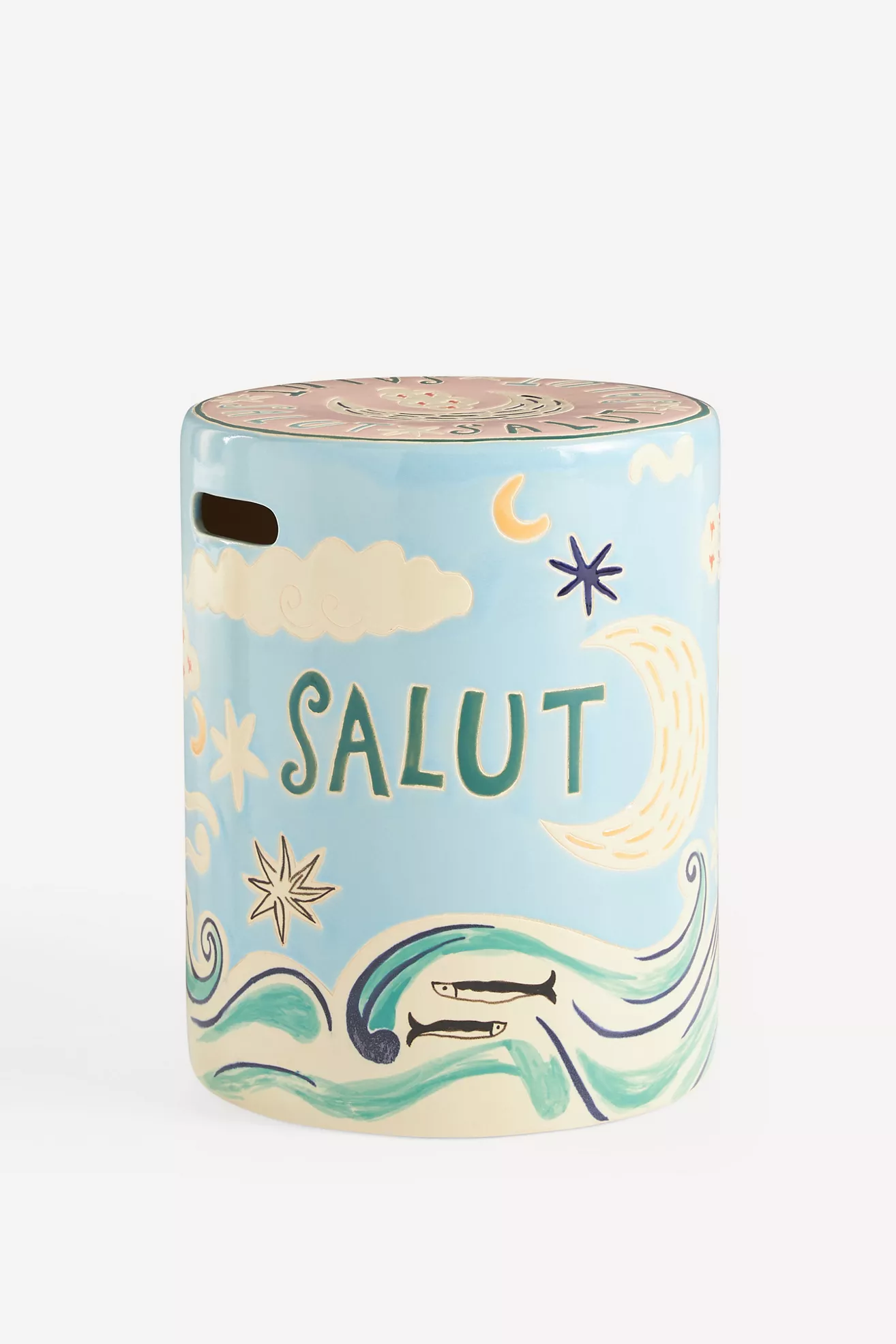 Festa Ceramic Side Table - thumbnail 6