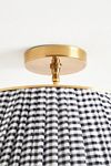 Lee Brass Semi-Flush Mount Pendant