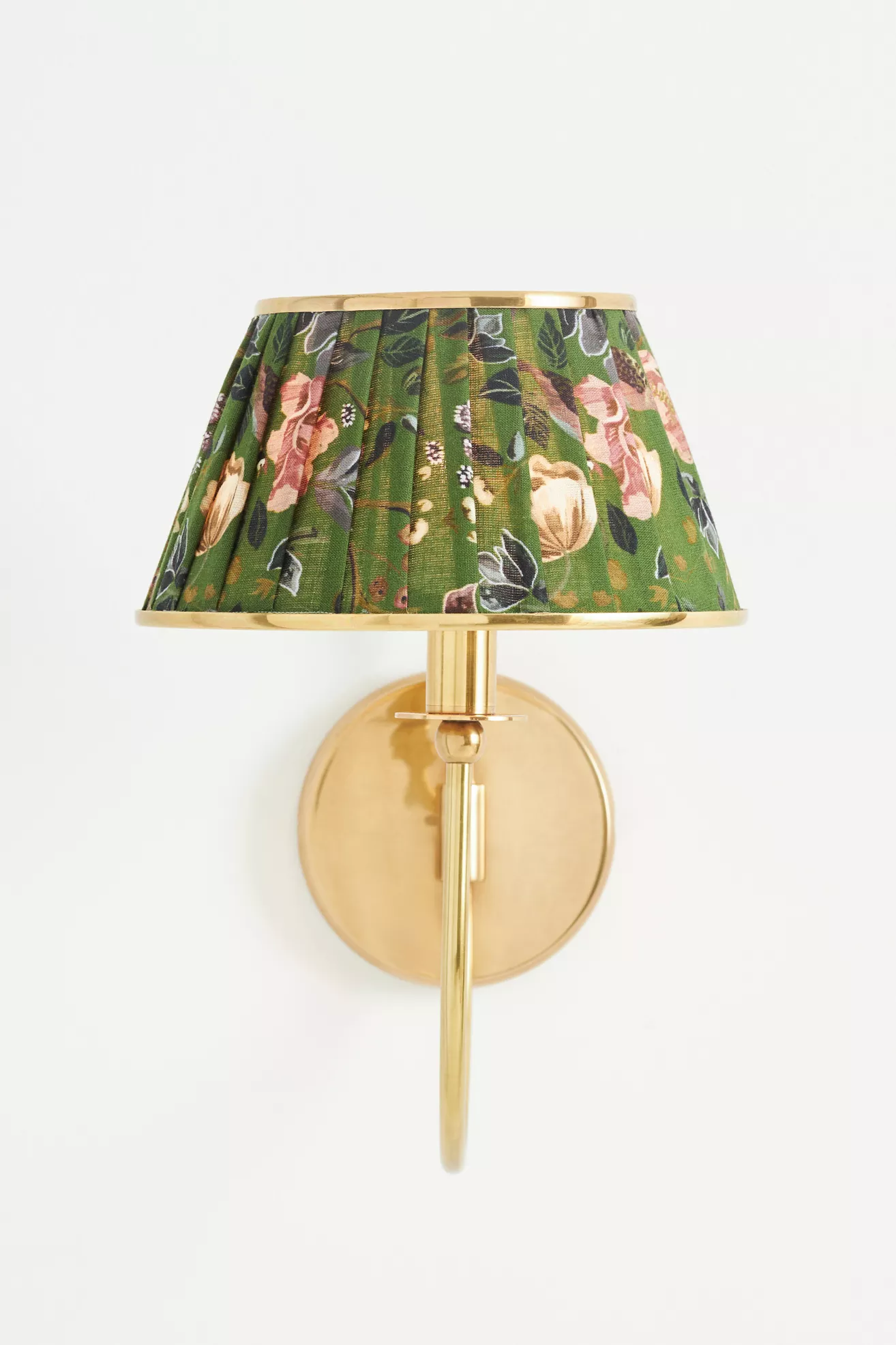 Lee Brass Fabric Shade Sconce Wall Light - thumbnail 10