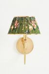 Lee Shaded Brass Sconce