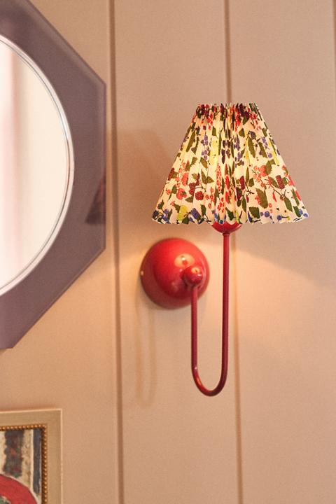 Sommer Printed Pleated Empire Shade Sconce