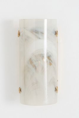 Stella Glass and Brass Star Sconce Wall Light