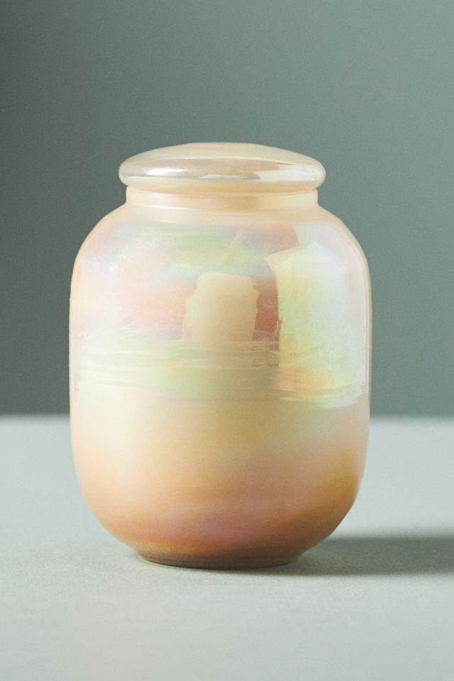 Iridescent Fresh Sea Salt & Driftwood Glass Jar Candle #2