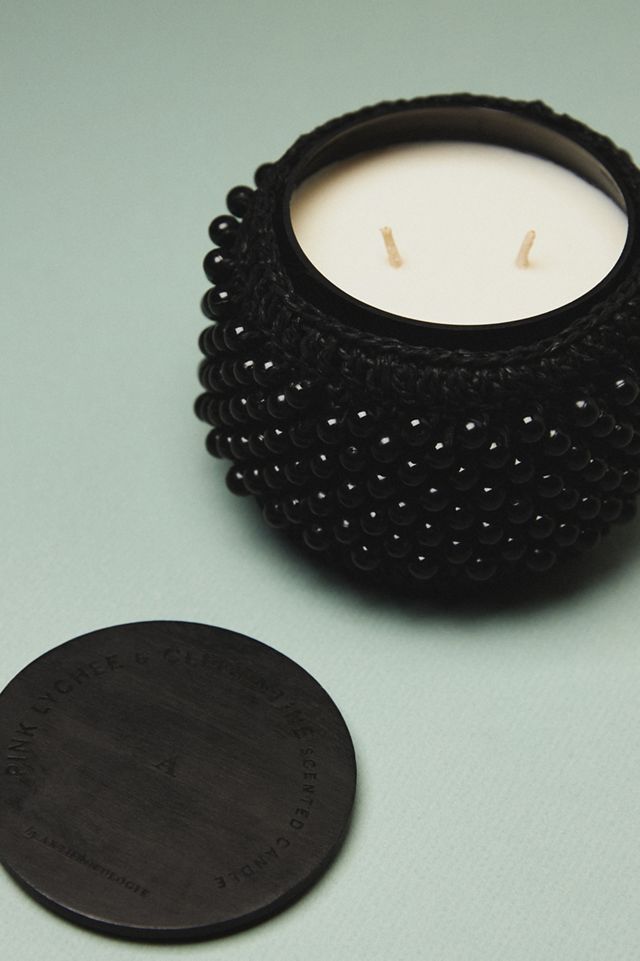 The Beaded Gather Candle by Anthropologie: Pink Lychee & Clementine #1