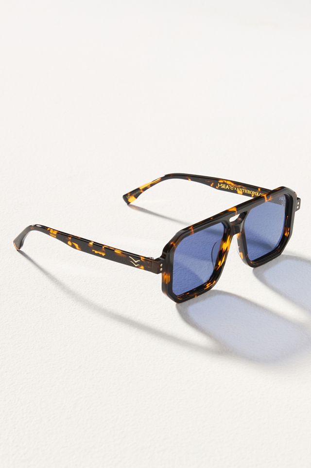 I-SEA Ellie Square Aviator Sunglasses #1