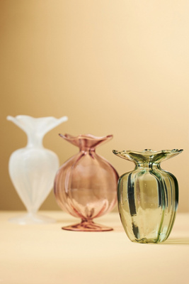 Margot Glass Bud Vase - Green