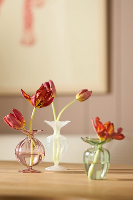 Anthropologie Margot Glass Bud Vase