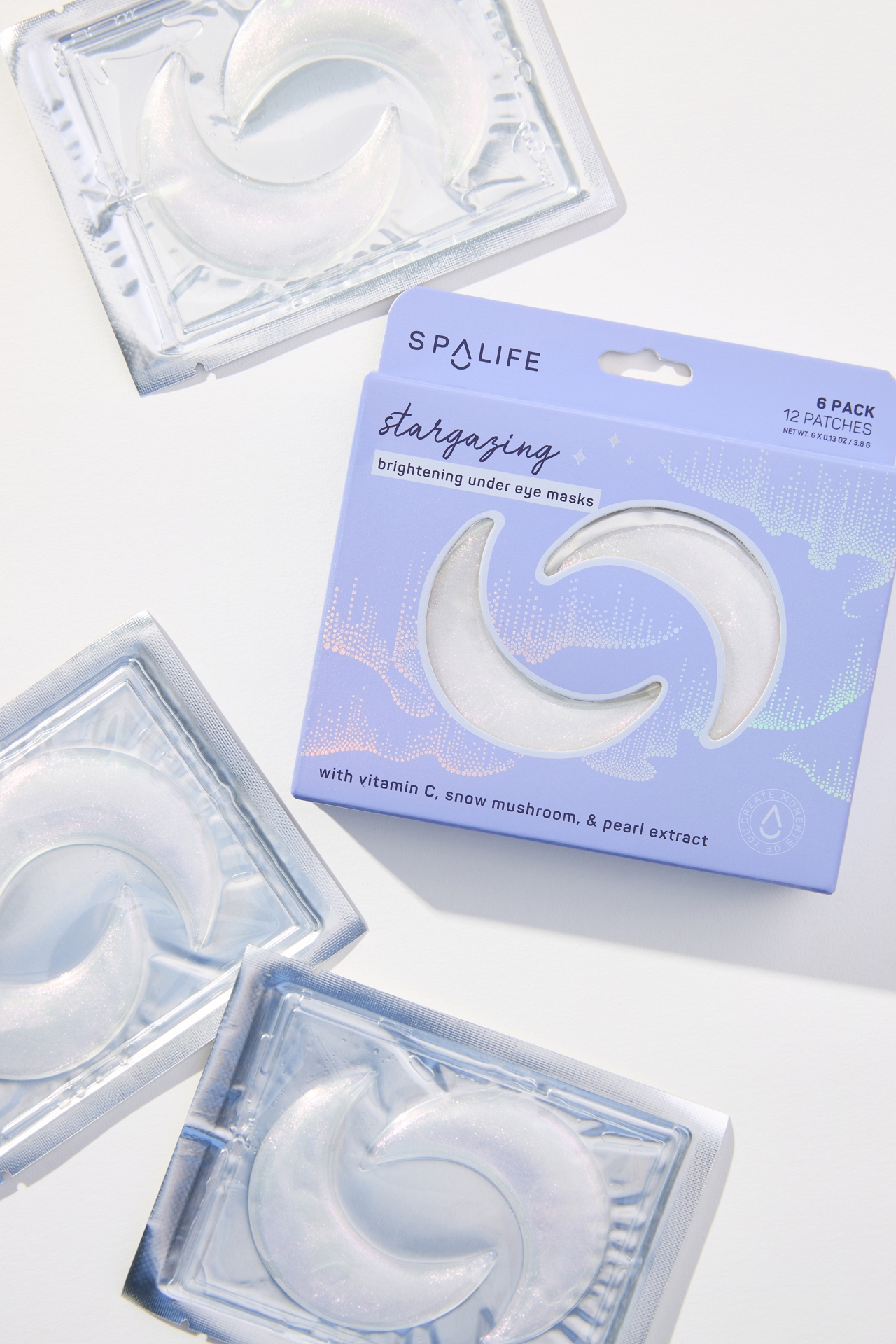 SpaLife Lunar Glow Stargazing Under-Eye Masks