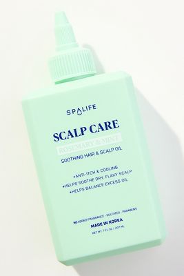 Spalife Scalp Care Rosemary & Mint Hair & Scalp Oil In Green
