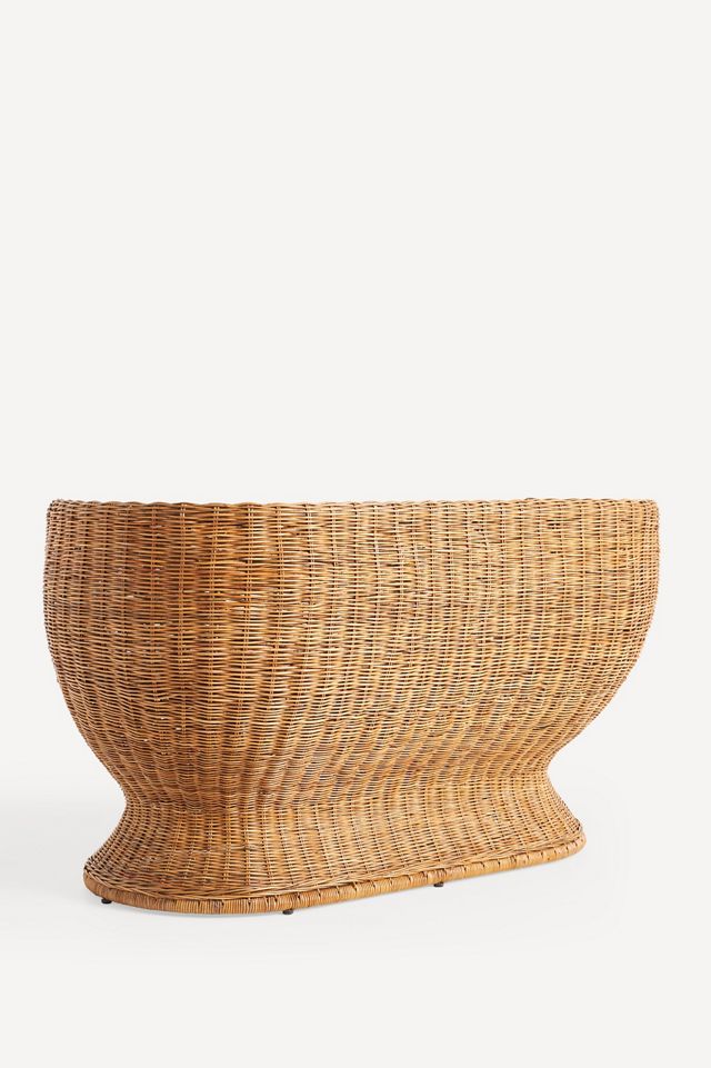 Sienna Rattan Wicker Indoor/Outdoor Settee #4