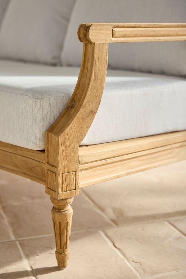 Palladio Reclaimed Teak Three Seat Sofa #5