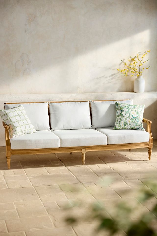 Palladio Reclaimed Teak Three Seat Sofa #1