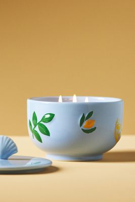 Dimitria Woody Seaside Pine Ceramic Candle