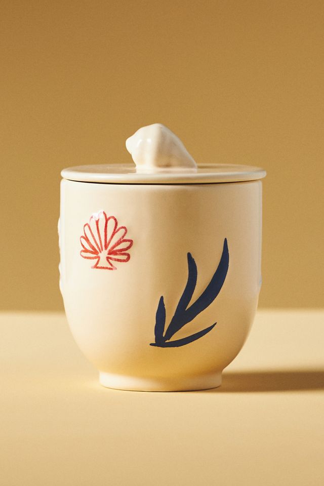 Dimitria Fruity Coconut & Amber Ceramic Candle #2