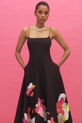 Acler Samstone Sleeveless A-Line Maxi Dress