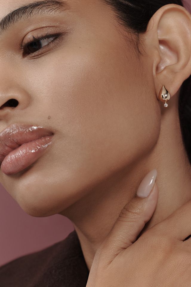 The Petra Mini Drop Crystal Earrings #1