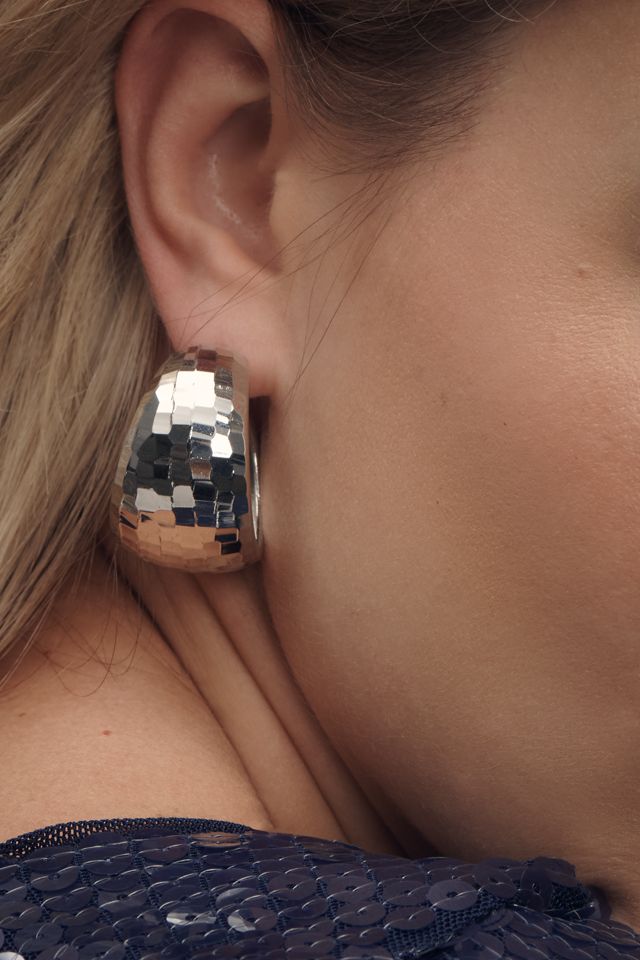 The Disco Huggie Post Earrings #1