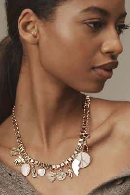 Collier à breloques s par en Gold - By Anthropologie - Modalova
