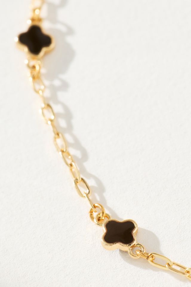 Tiny Clover Chain Necklace #1