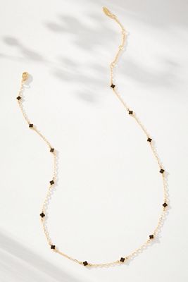 Tiny Clover Chain Necklace