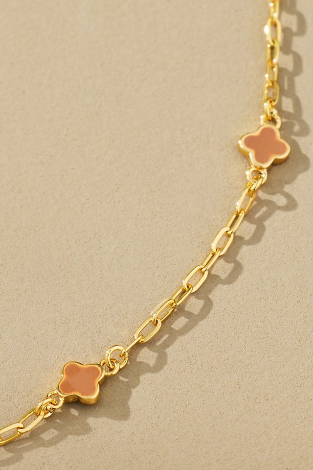 Tiny Clover Chain Necklace #2
