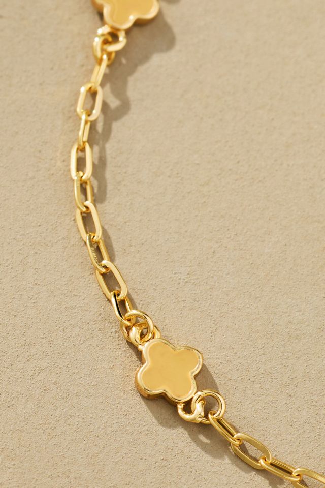 Tiny Clover Chain Necklace #2