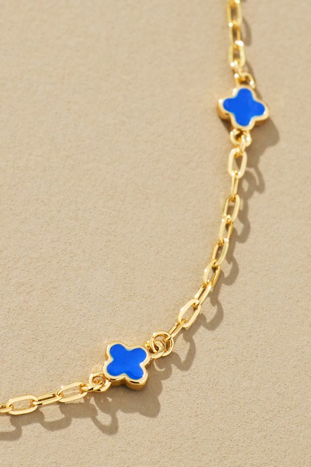 Tiny Clover Chain Necklace #2