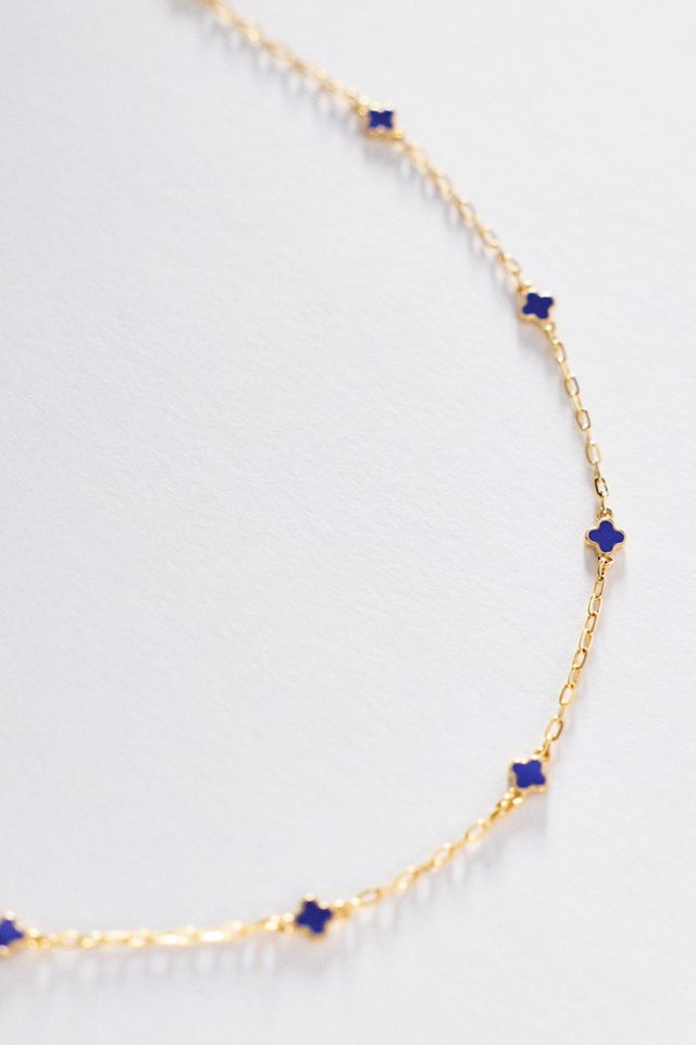 Tiny Clover Chain Necklace #1