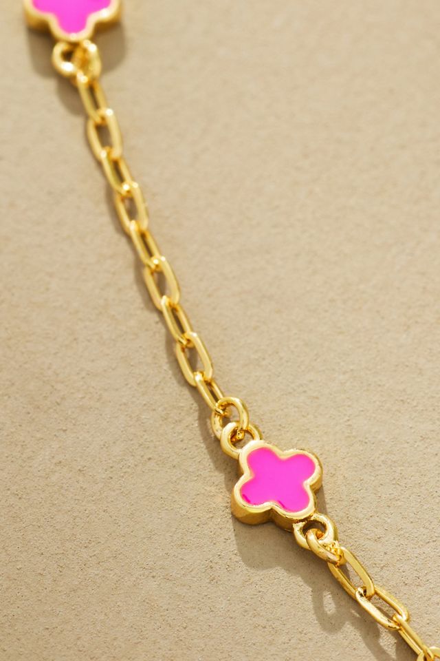 Tiny Clover Chain Necklace #2