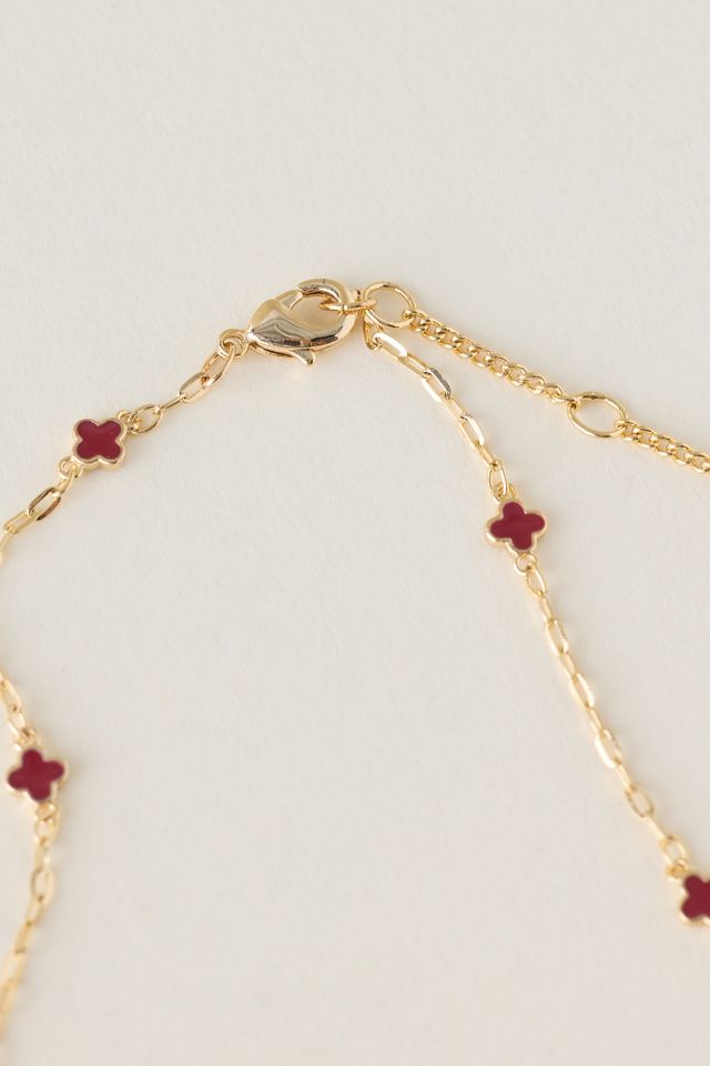 Collana con Catenina e Quadrifoglio Piccolo #1