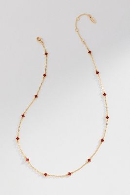Tiny Clover Chain Necklace